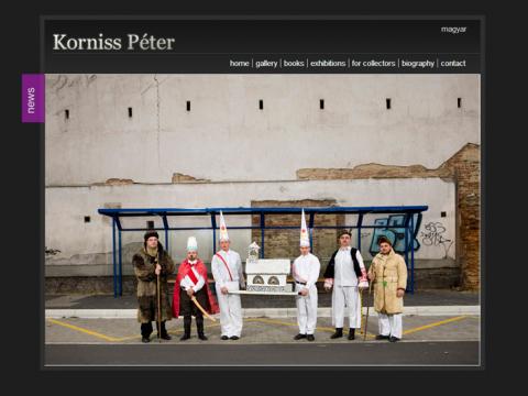 Korniss Péter weboldal